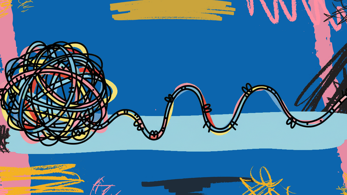 ADHD and Anxiety: When Your Brain Won't Stop Scanning for Threats — illustrated brand hero
