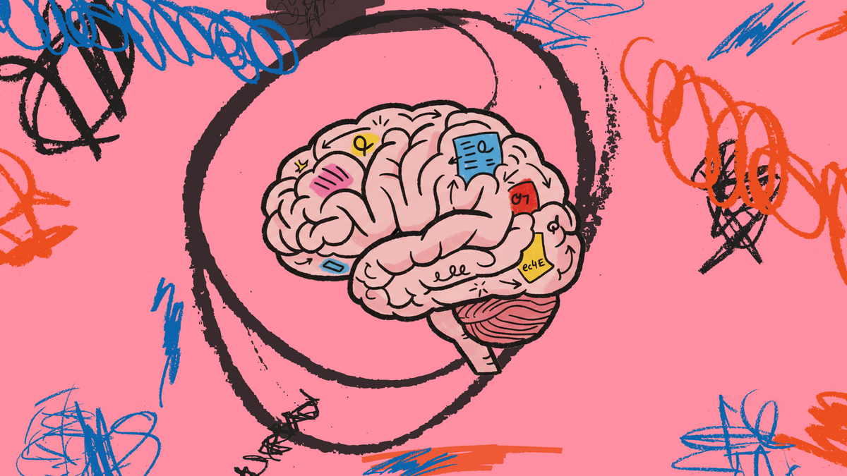 ADHD Brain: What's Actually Different (Not Deficient) — illustrated brand hero