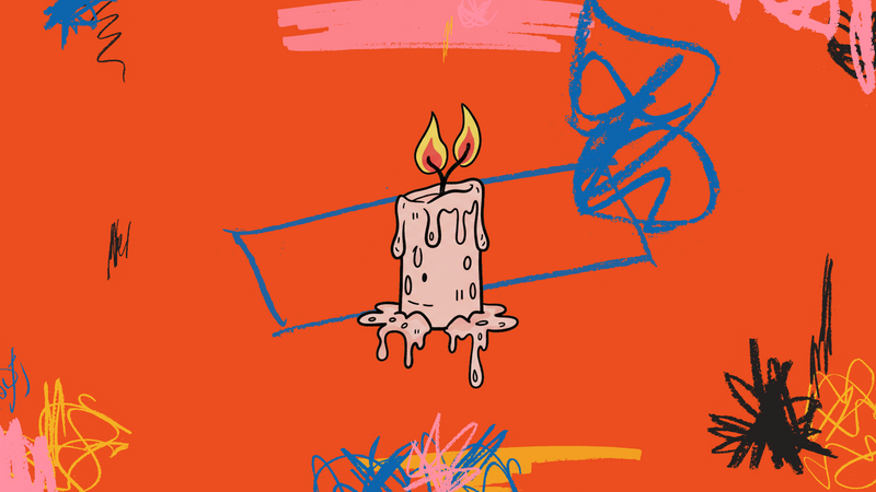 ADHD Burnout: Why You're Exhausted When You Haven't Done Anything — illustrated brand hero