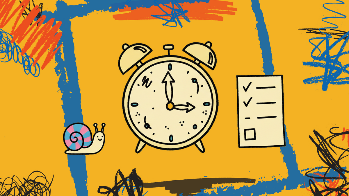 ADHD Procrastination: When Your Brain Can't Bridge Intention and Action — illustrated brand hero