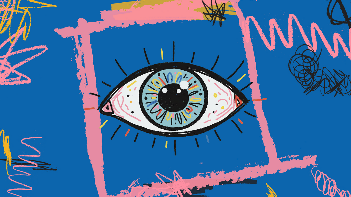 The Amazing Journey of Sight: Why Your ADHD Brain Sees the World Differently — illustrated brand hero