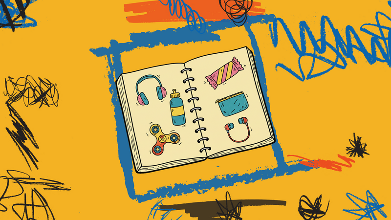 My Sensory Survival Kit — illustrated brand hero