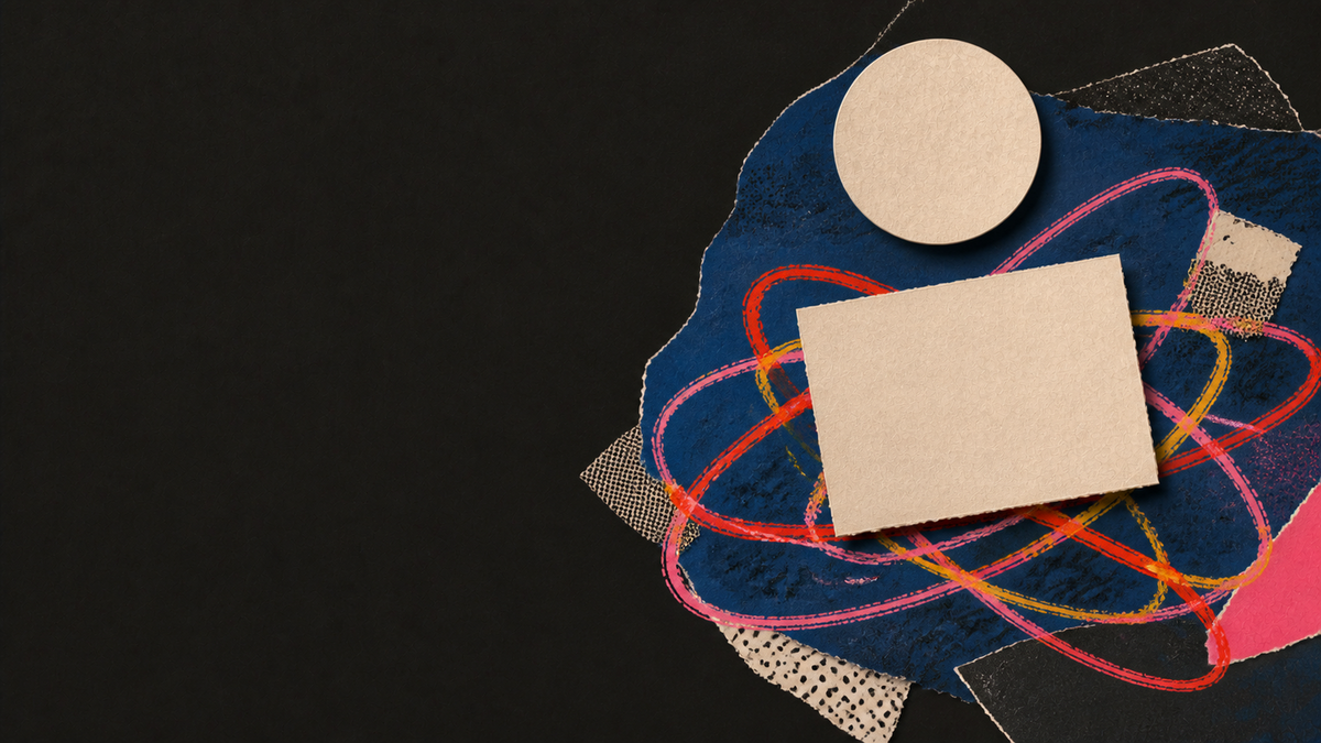 Tactile paper collage illustrating ADHD Sleep: Why Your Brain Won't Shut Off (And What Actually Helps)