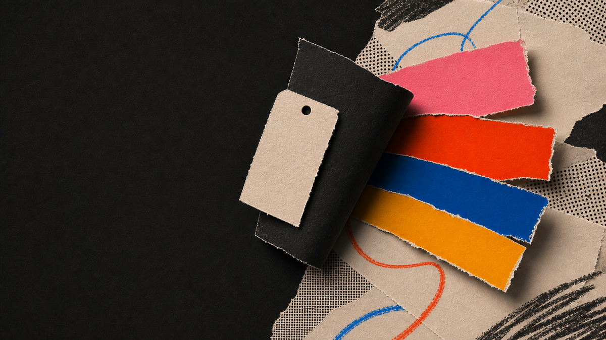 Tactile paper collage illustrating Why Language Matters: Our Philosophy on Reframing Neurodiversity